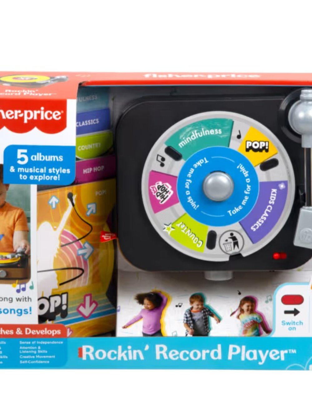 NEW Fisher-Price Rockin’ Record Player Musical Toy